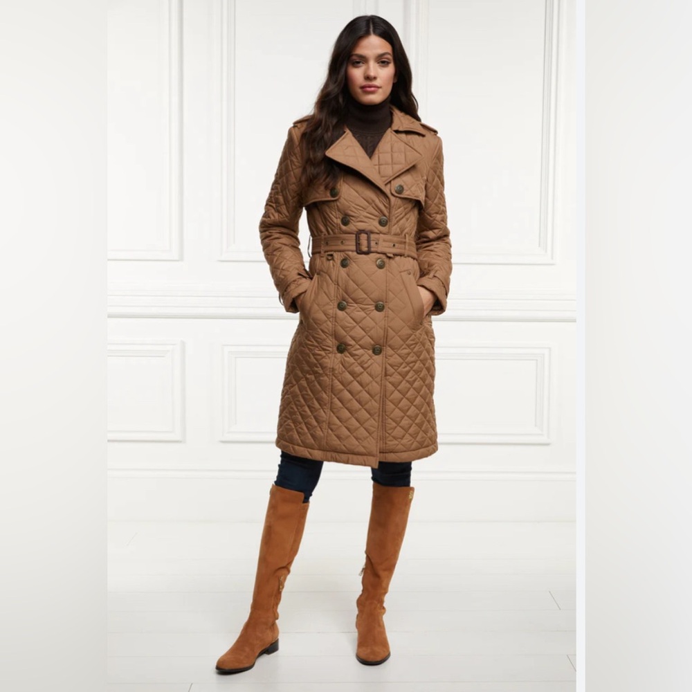 Brand New Holland Cooper Grayson Trench in Coffee